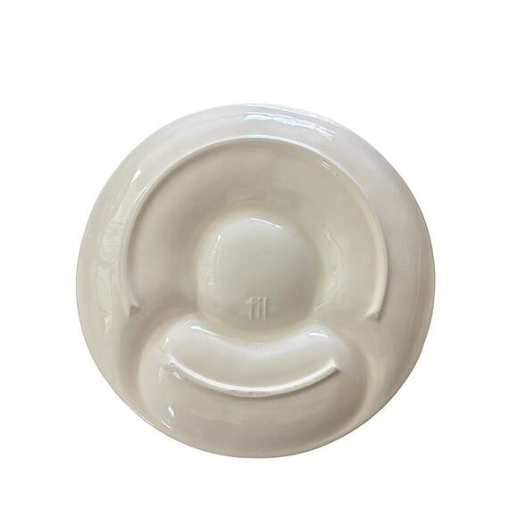 Set of 4 1960's TIL White Porcelain Artichoke Plates Made in Japan - Picture 8 of 11